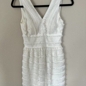 Gorgeous White Dress, Aidan Mattox, Size 0